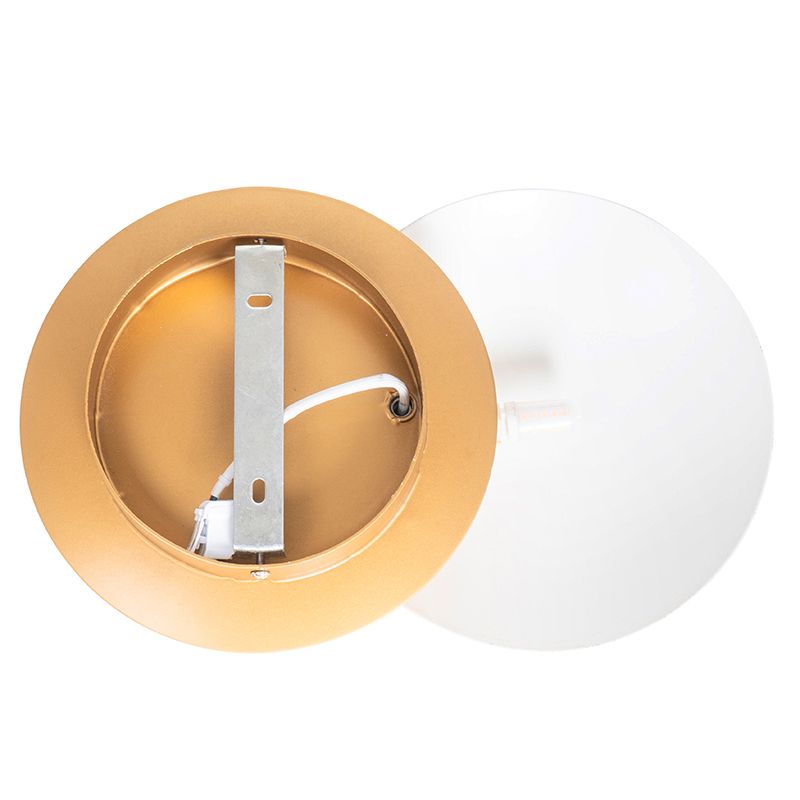 Moderne wandlamp goud rond 20cm - Sunrise