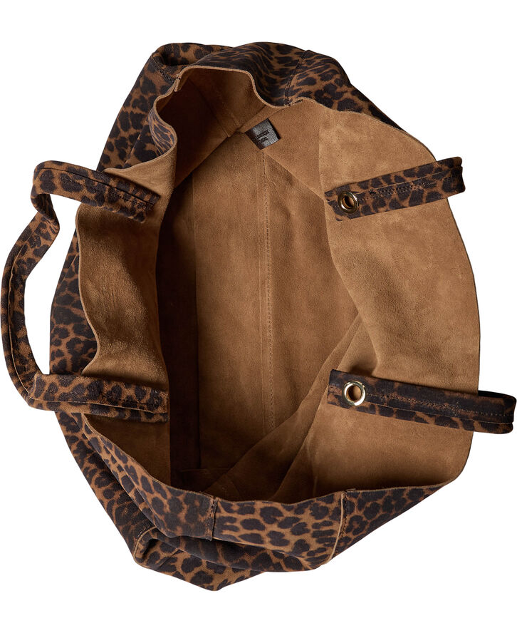 Anonymous Copenhagen Ruba shopper Calf suede print Leopard