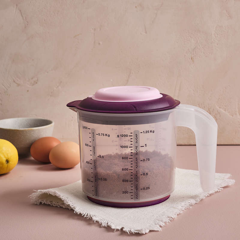 Rühr-Mix 1,25 l Mess-, Rührbecher und Aufbewahrung von Teigen, Sahne, Eiweiß und vieles mehr