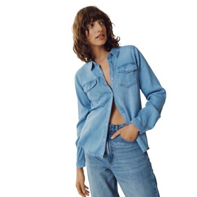 Chemise à manches longues femme Vibista Noos VILA