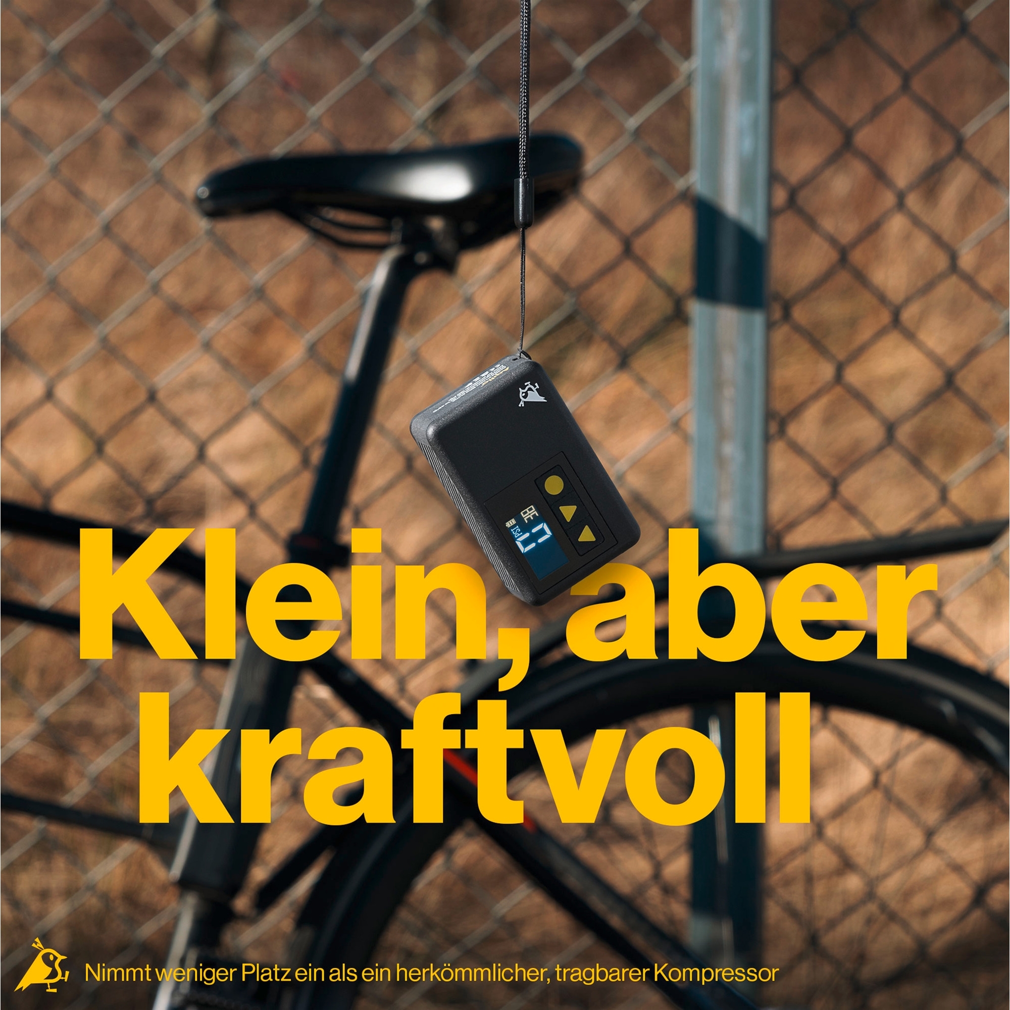 Aqiila Airbird P1 Smart tragbarer Kompressor mit integrierter LED Leuchte 1000 mAh