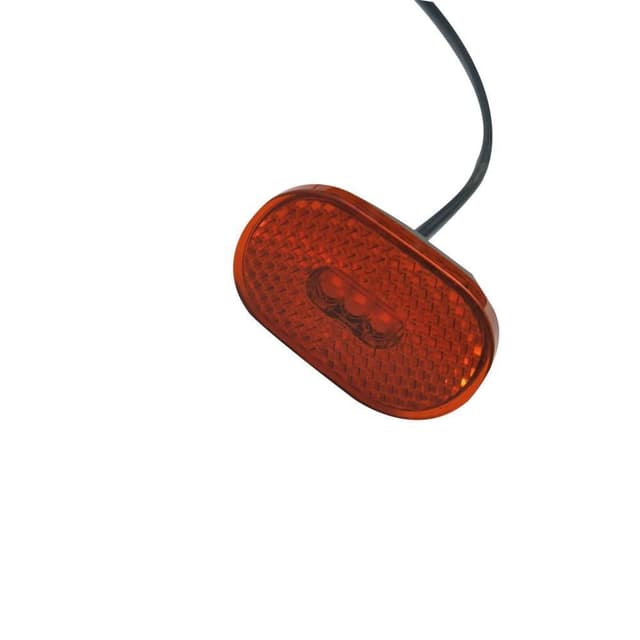 Bageste mudderbeskyttelsesfender med brudlys/lampe til Xiaomi M365 PRO 2 Scooter