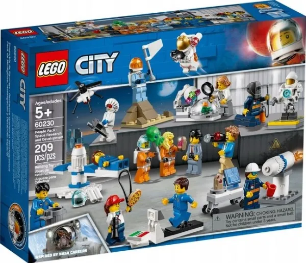LEGO City 60230 Figursæt – rumforskning og -udvikling
