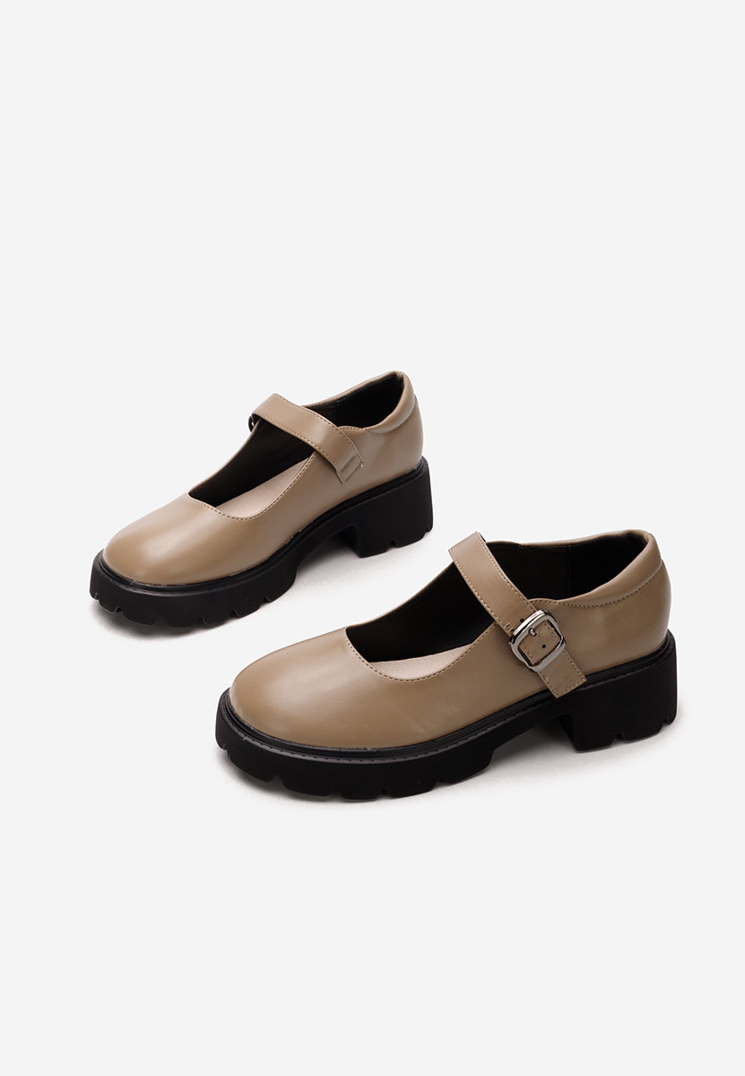 Chaussures casual femme kaki Anghela V2