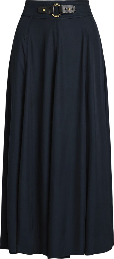 Lauren Ralph Lauren VISCOSE SHEEN-SKIRT Lauren navy