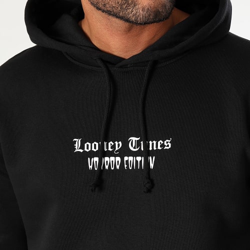 Sweat Capuche Horror Edition Bugs Bunny Graffiti Blue Noir Réfléchissant