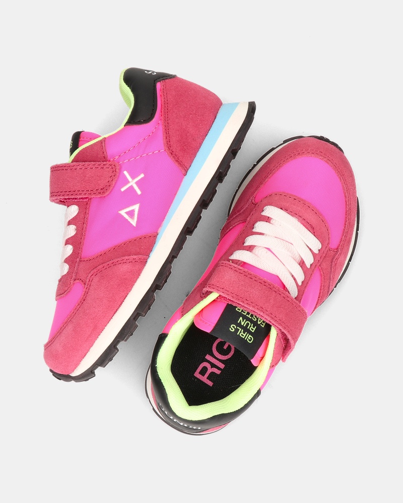 Sun 68 Girls Ally Solid Klittenbandschoenen  - roze