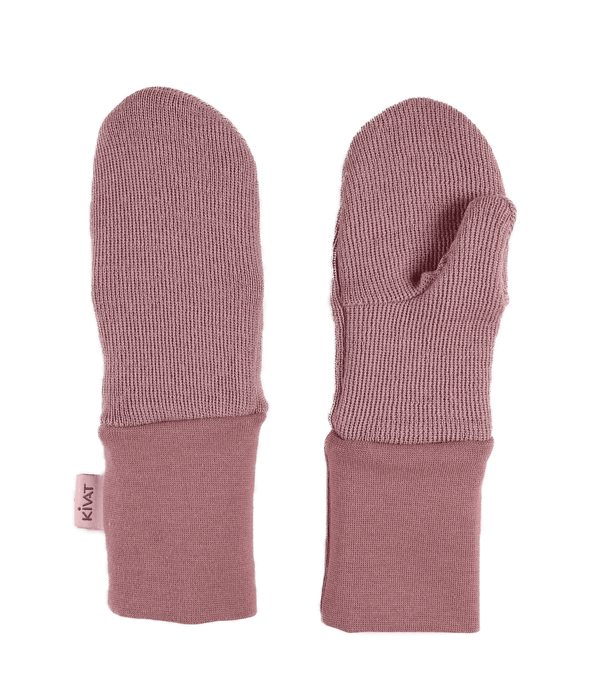 Wool mittens dusty pink - Kivat - Rumpetroll