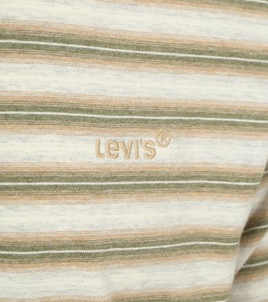 Levi's T-shirt Red Vintage Stripe Paloma A0637-0154 kopen