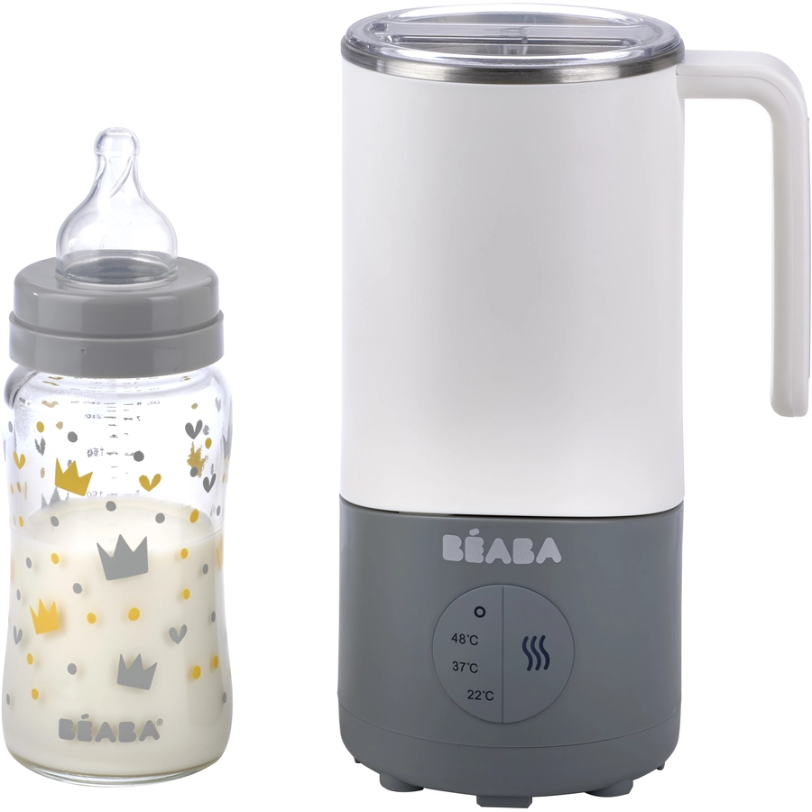 BEABA® Babynahrungszubereiter MILK PREP Weiß  Grau