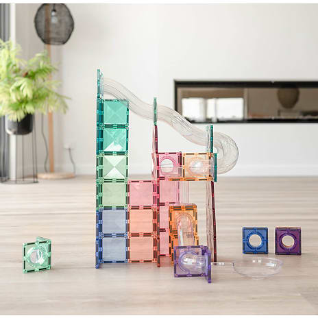 Connetix Ball Run Expansion Pastel udvidelsessæt 80 dele
