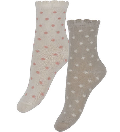 Minymo Socken - 7er-Pack - Ash Rose m. Muster