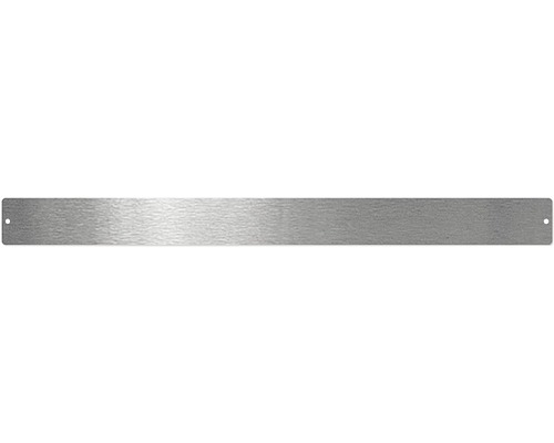 Groot zilveren magneetstripelement, 6x70 cm
