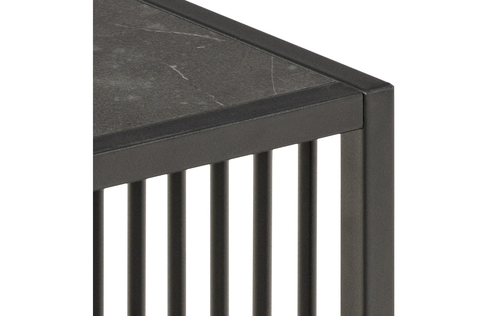 Beistelltisch Strington 40 x 40 x 42 cm, SchwarzSofatisch