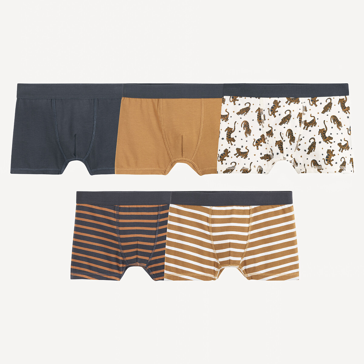 COLEÇÃO LA REDOUTE<br>Conjunto de 5 cuecas boxer