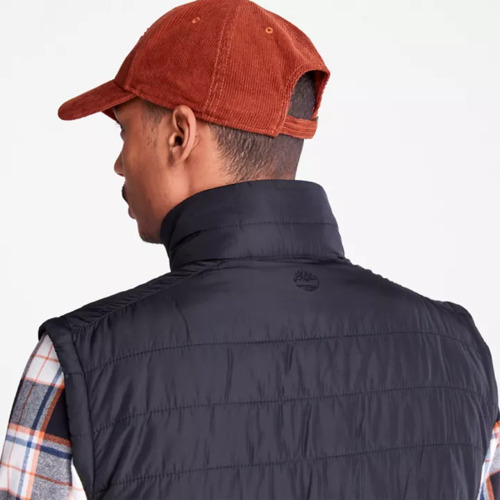 Colete dobrável impermeável Axis Peak para homens, na cor preta.