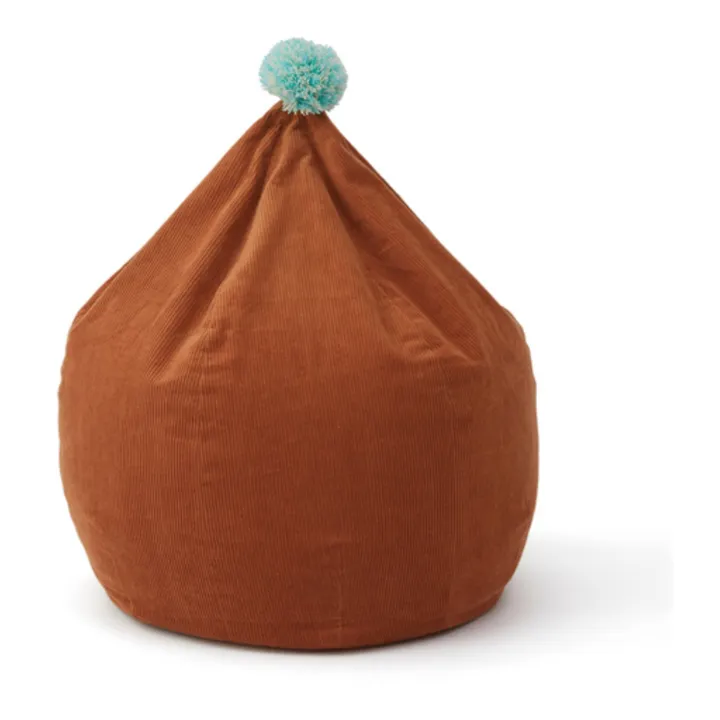 Oyoy Mini Pouf en velours côtelé | Marron