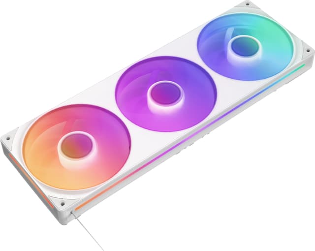 NZXT F360 RGB Core 360mm Unibody blæser (hvid)