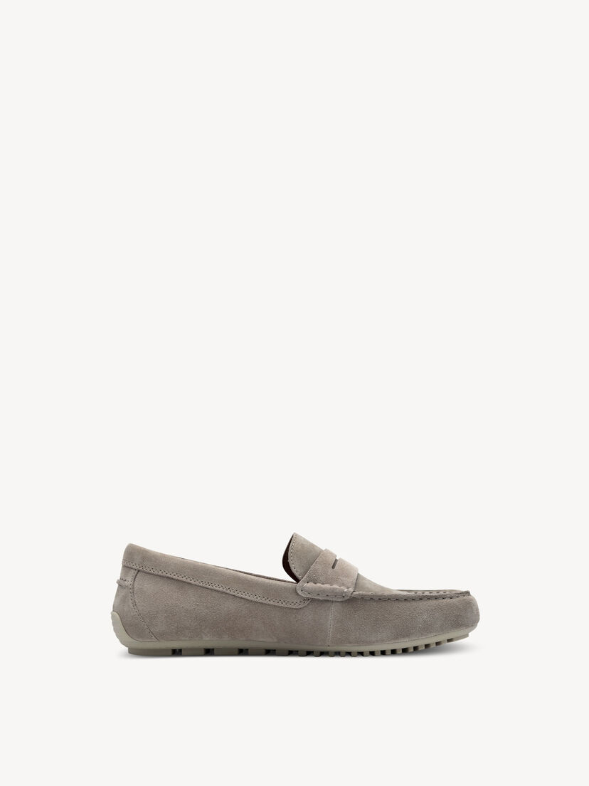 Leren Instappers - beige