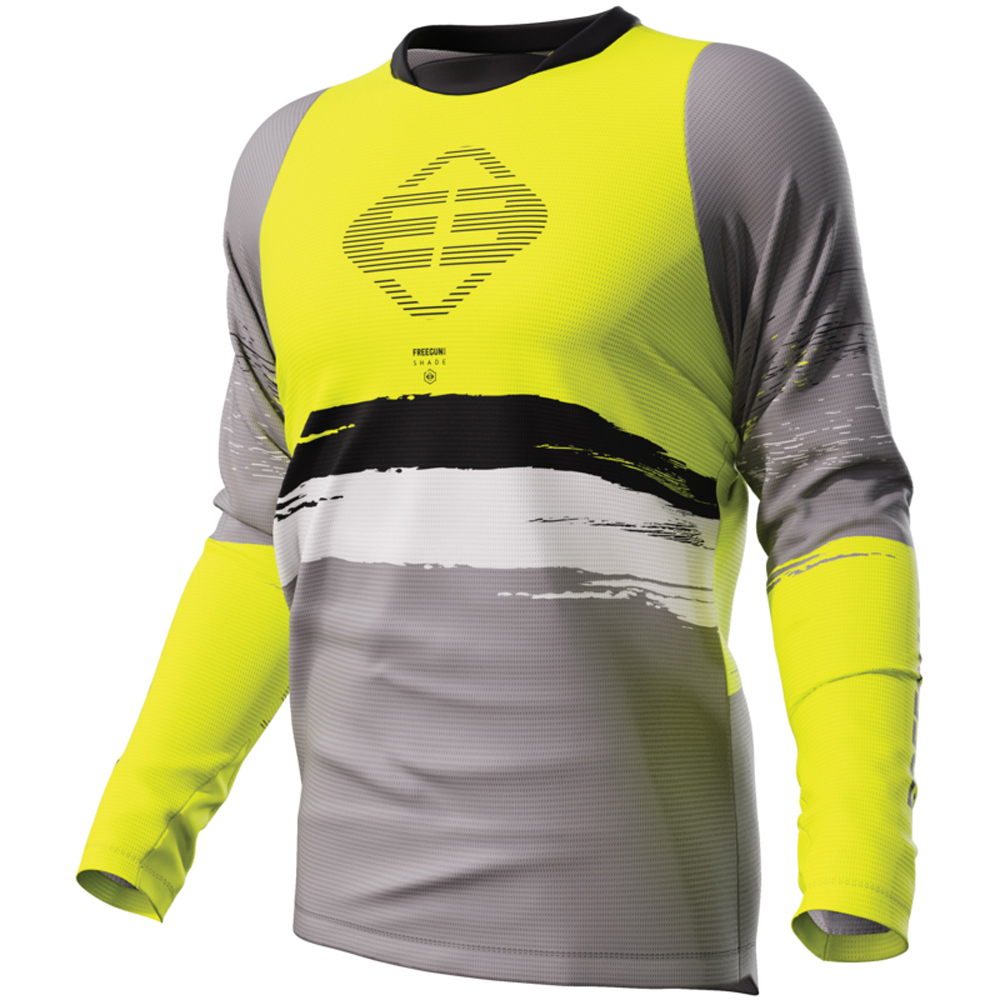 Freegun - Maillot Devo Shade Gris / Jaune