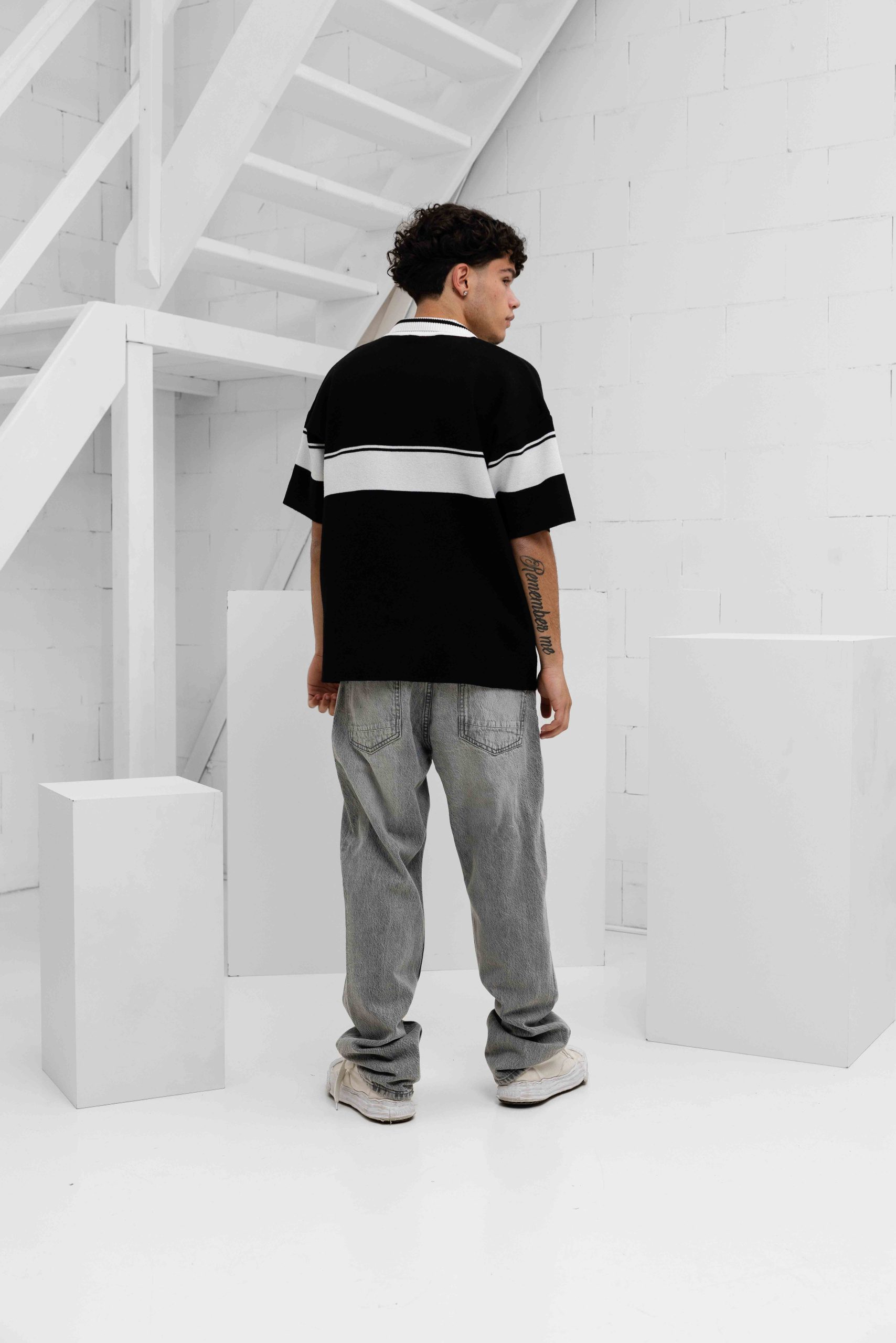 Equalité Jaden Knit Polo Heren Zwart
