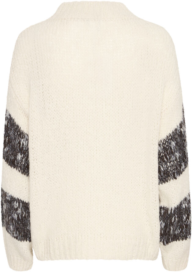Sorbet SBAUGUSTAA KNIT BLOUSE Jet black