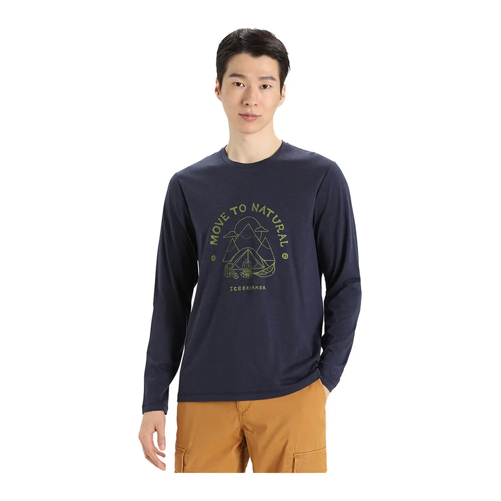 Icebreaker CENTRAL CLASSIC - Tee-shirt Homme midnight navy