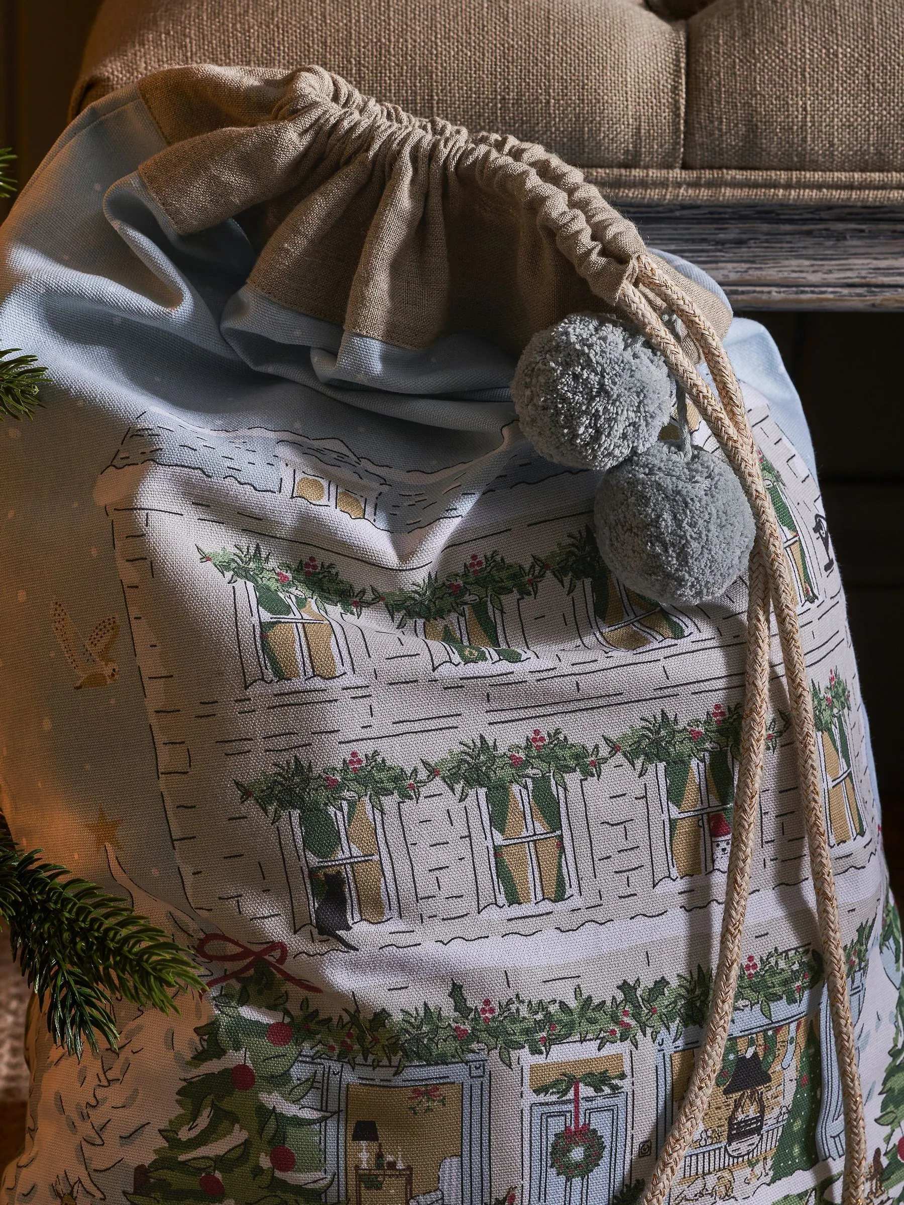 Sophie Allport Kerstmis Huis Zak Decoratie