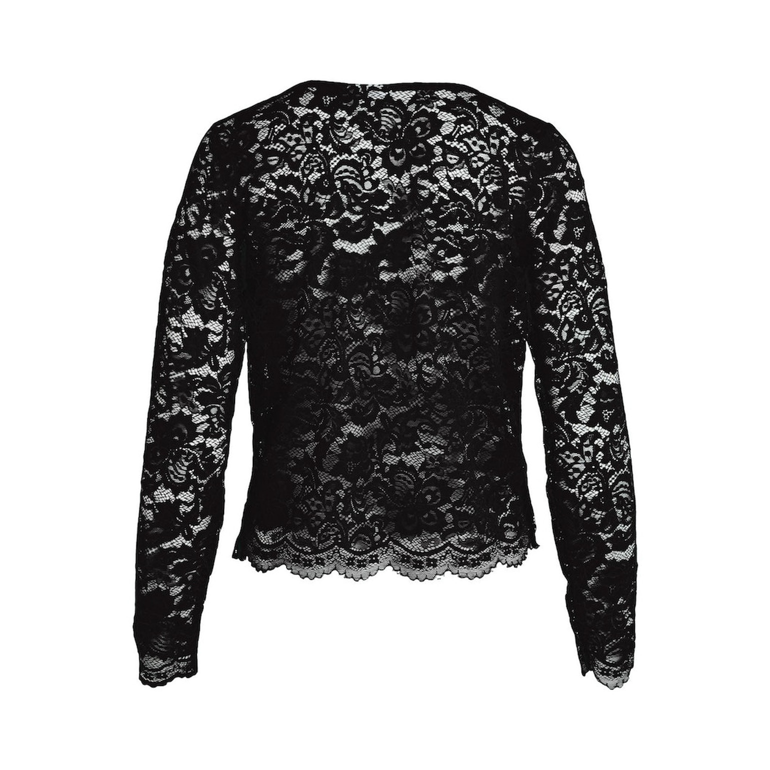 Vila VIESTEA LACE L/S COVER UP/BM/D