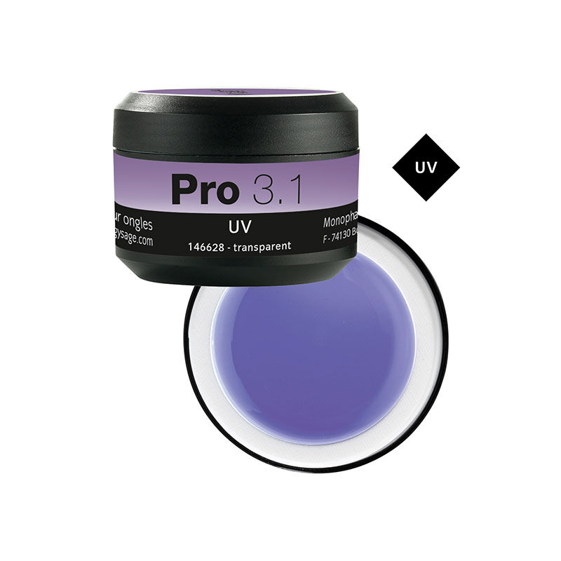 Gel UV transparent 3 en 1 50gr