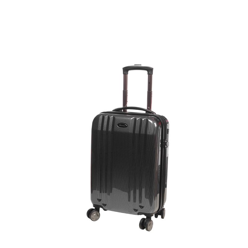 Lot de 3 valises rigides 91603 Extensible 55, 68 et 78 cm Black