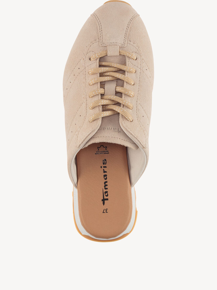 Leren Slipper - beige