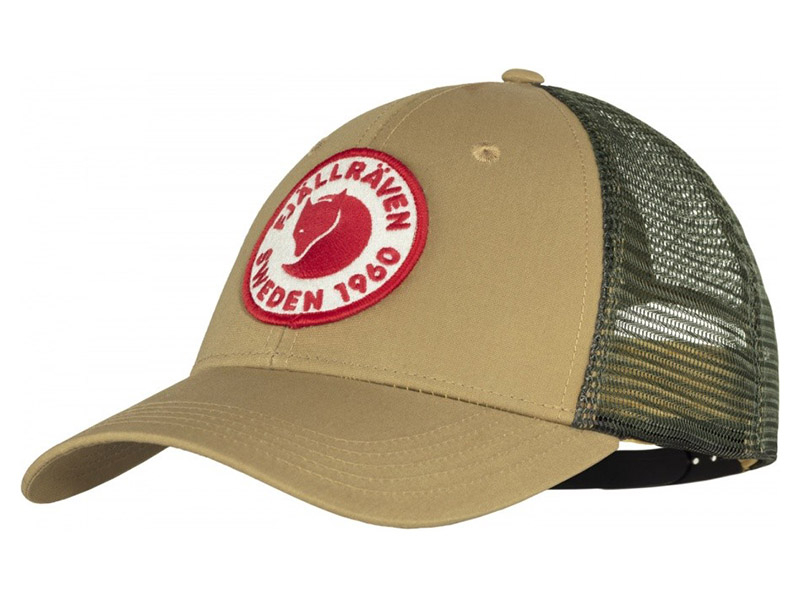 Fjällräven 1960 Logo Långtradarkeps Buckwheat Brown pet