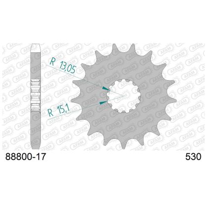 Kit chaine AFAM 530 Type Acier