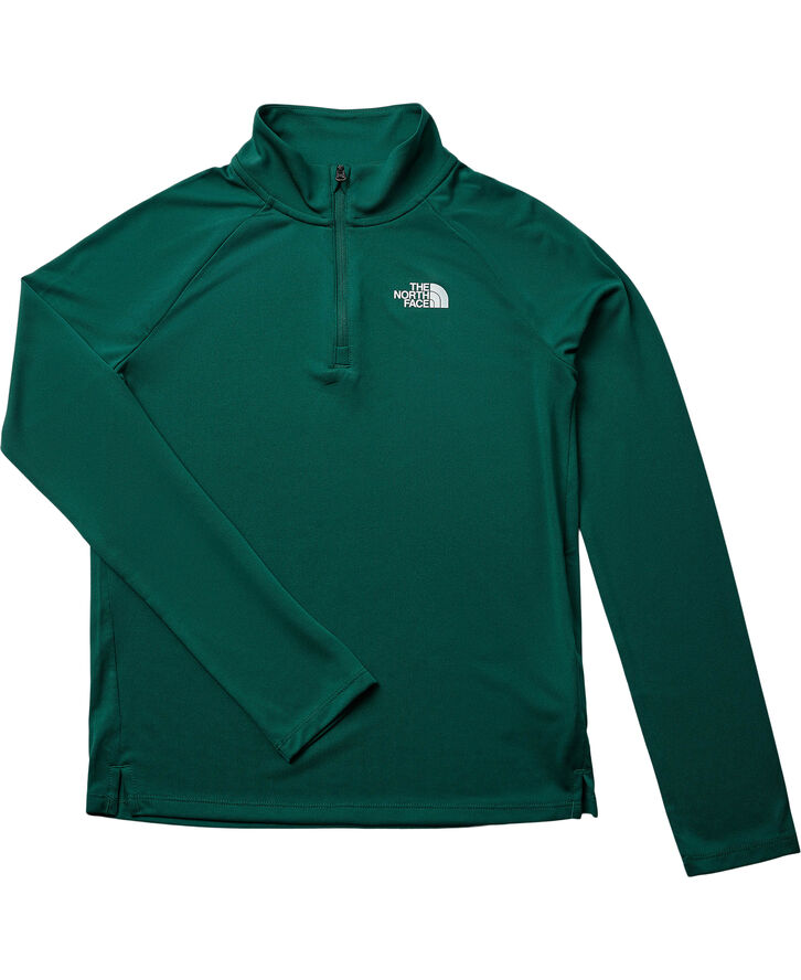 The North Face TEEN NEVER STOP 1/4 ZIP EVERGREEN Evergreen