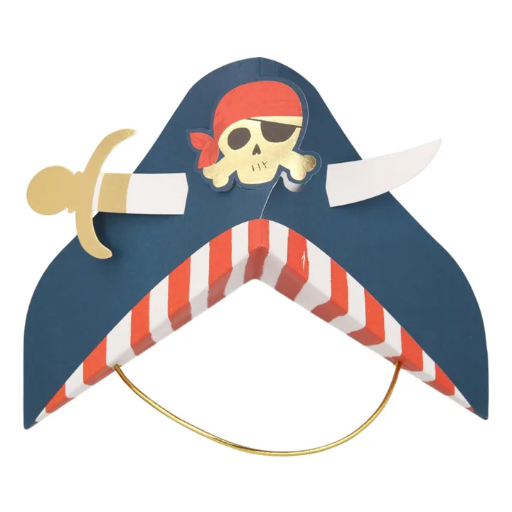 Meri Meri Chapeaux de fête Pirates - Set de 8
