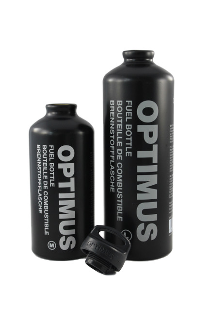 Optimus Brennstoffflasche mit Kindersicherung Schwarz
