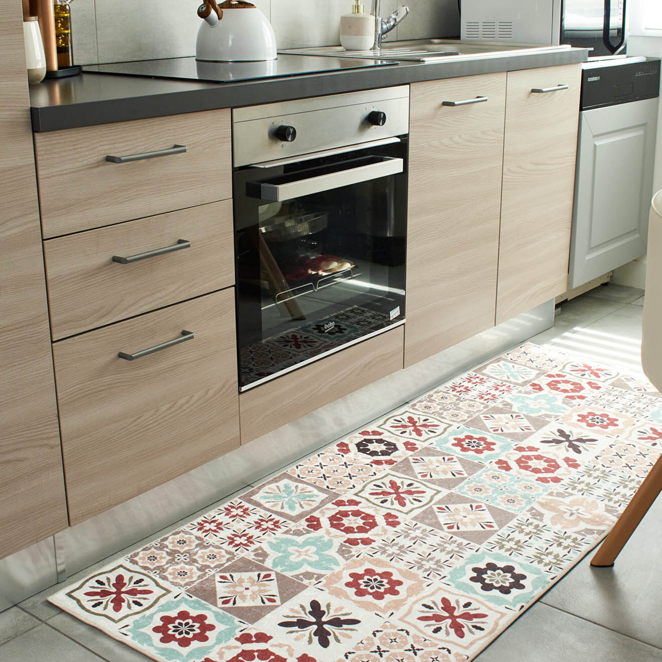 Nazar Rugs Tapis Azulejo 756 multicolore - 70x180 cm