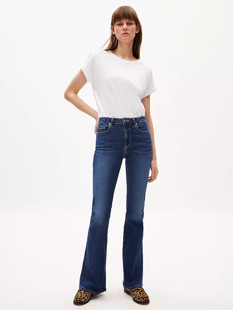 ARMEDANGELS Jeans Flared Fit ANAMAA dunkelblau