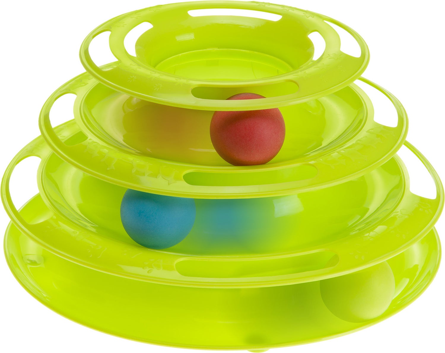 Ferplast kattenspeelgoed Twister groen D 24,5 H 13 cm