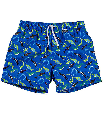 BECO Bådeshorts - Ocean Dinos - Blå