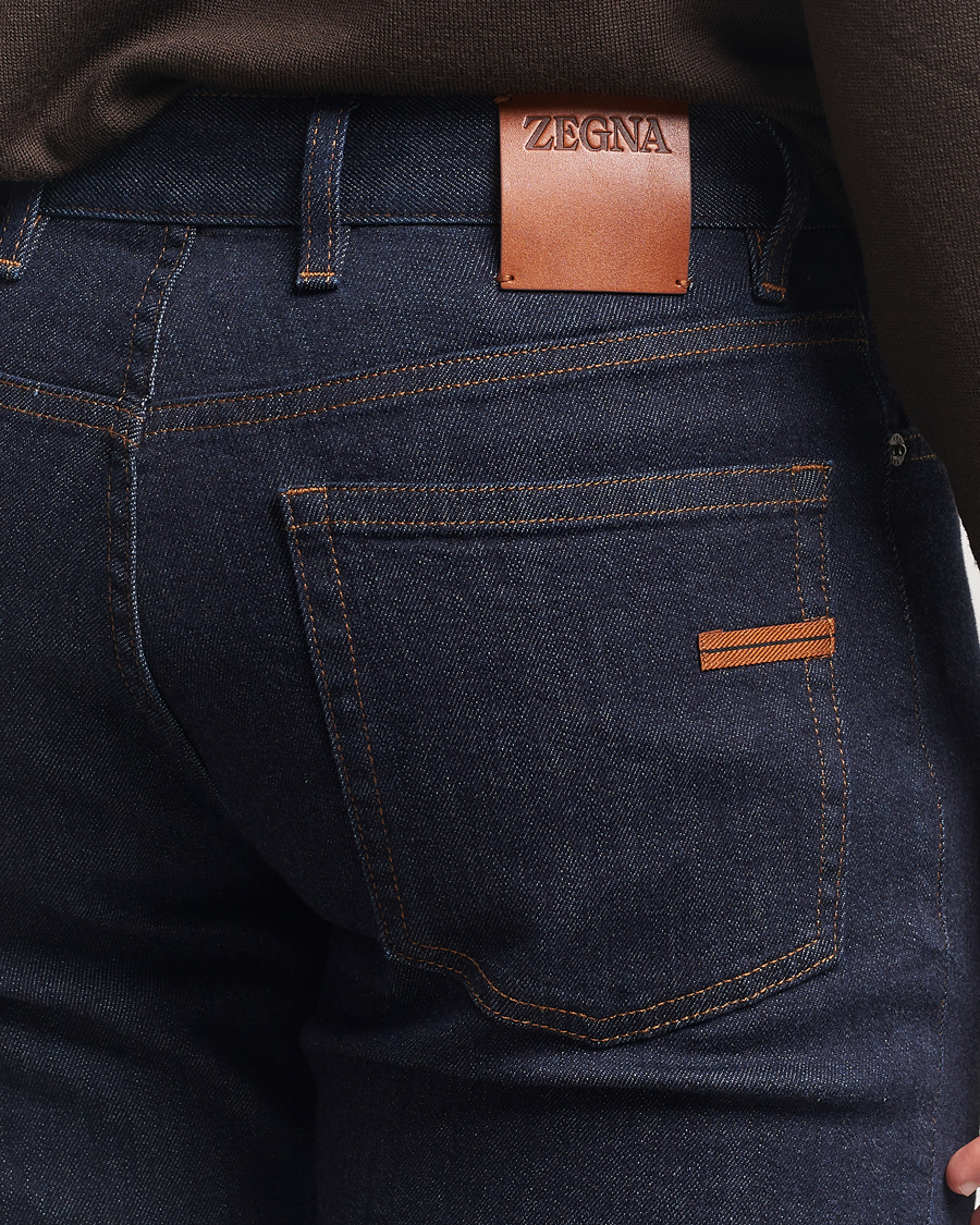 Zegna 5-Pocket Denim Jeans Dark Rinse
