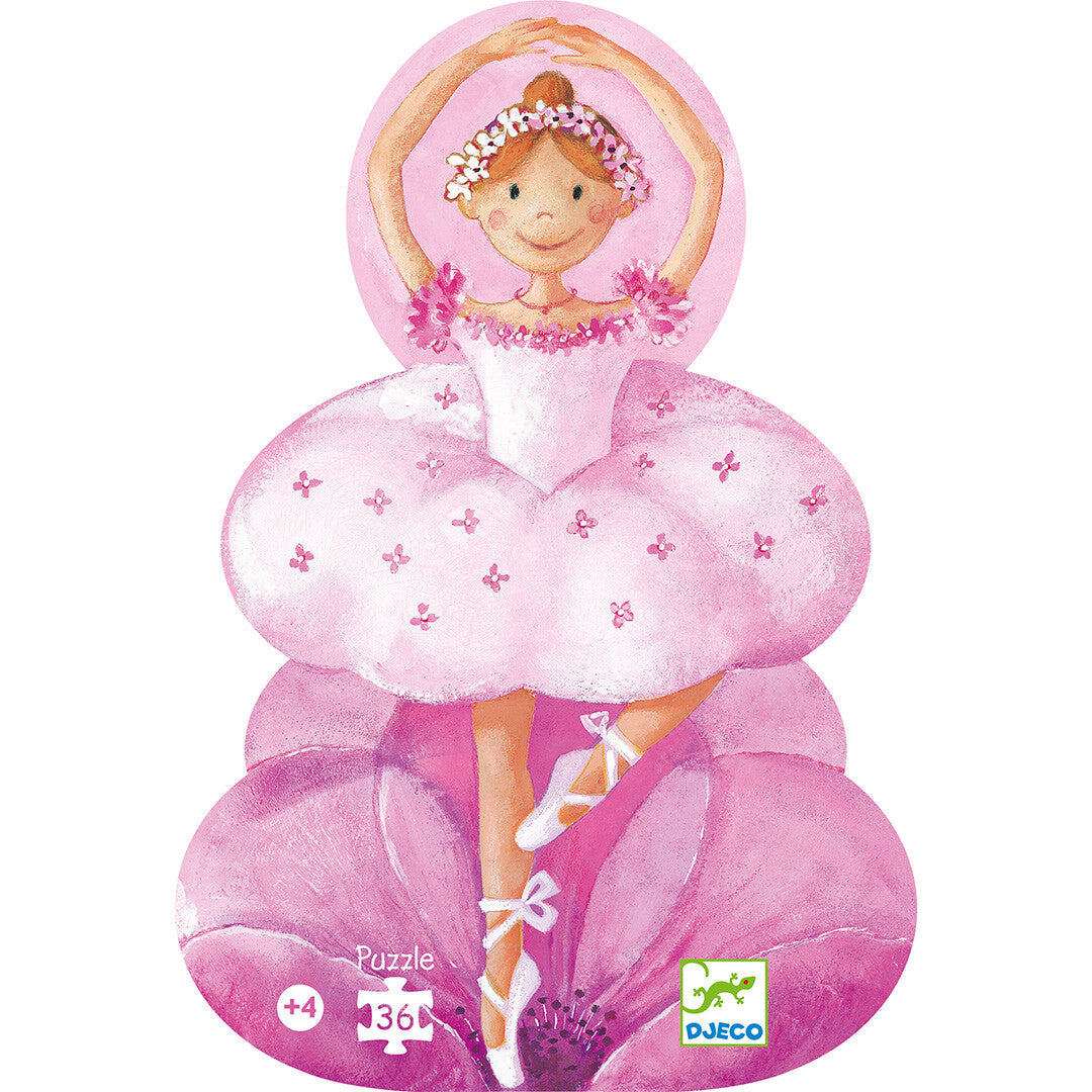 Djeco puzzel het danseresje met de bloem (36st) DJ07227