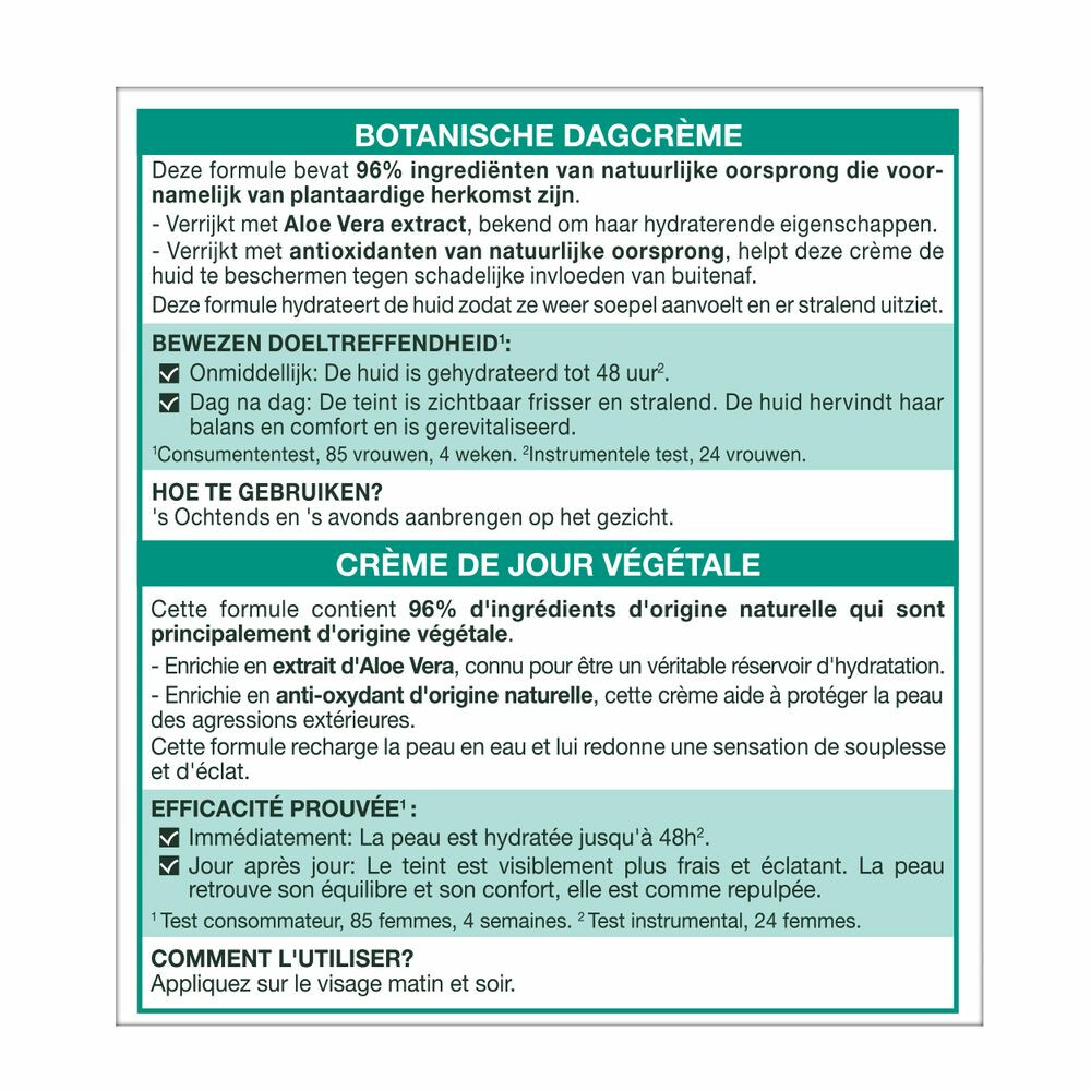 Garnier SkinActive Aloë Vera Botanische Crème50 ml
