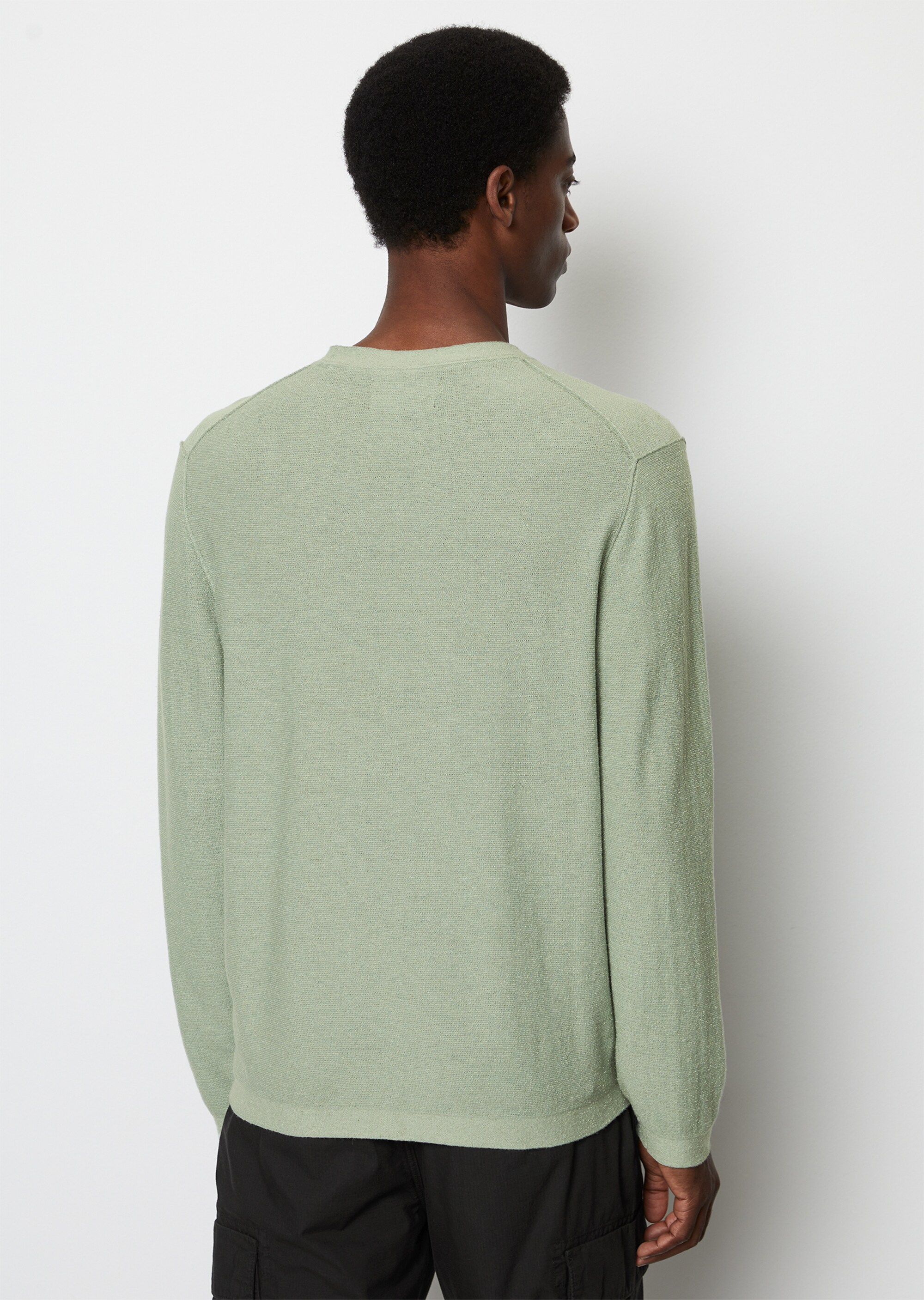 Pullover regular im lässigen Inside-Out-Look