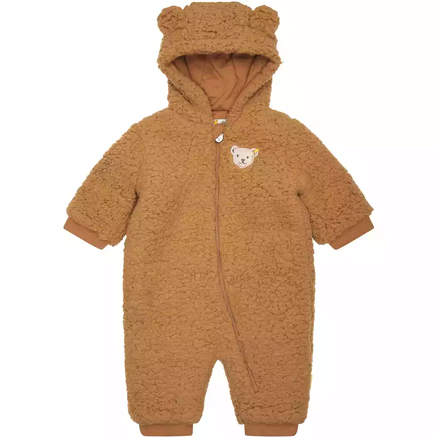 Steiff Fleeceanzug Tobacco Brown
