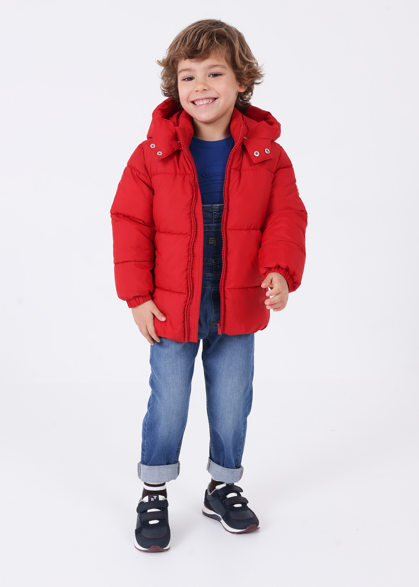 Jaqueta com capuz para menino