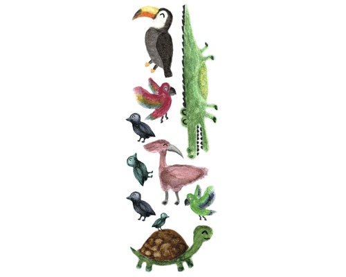 Muurstickers met jungledieren