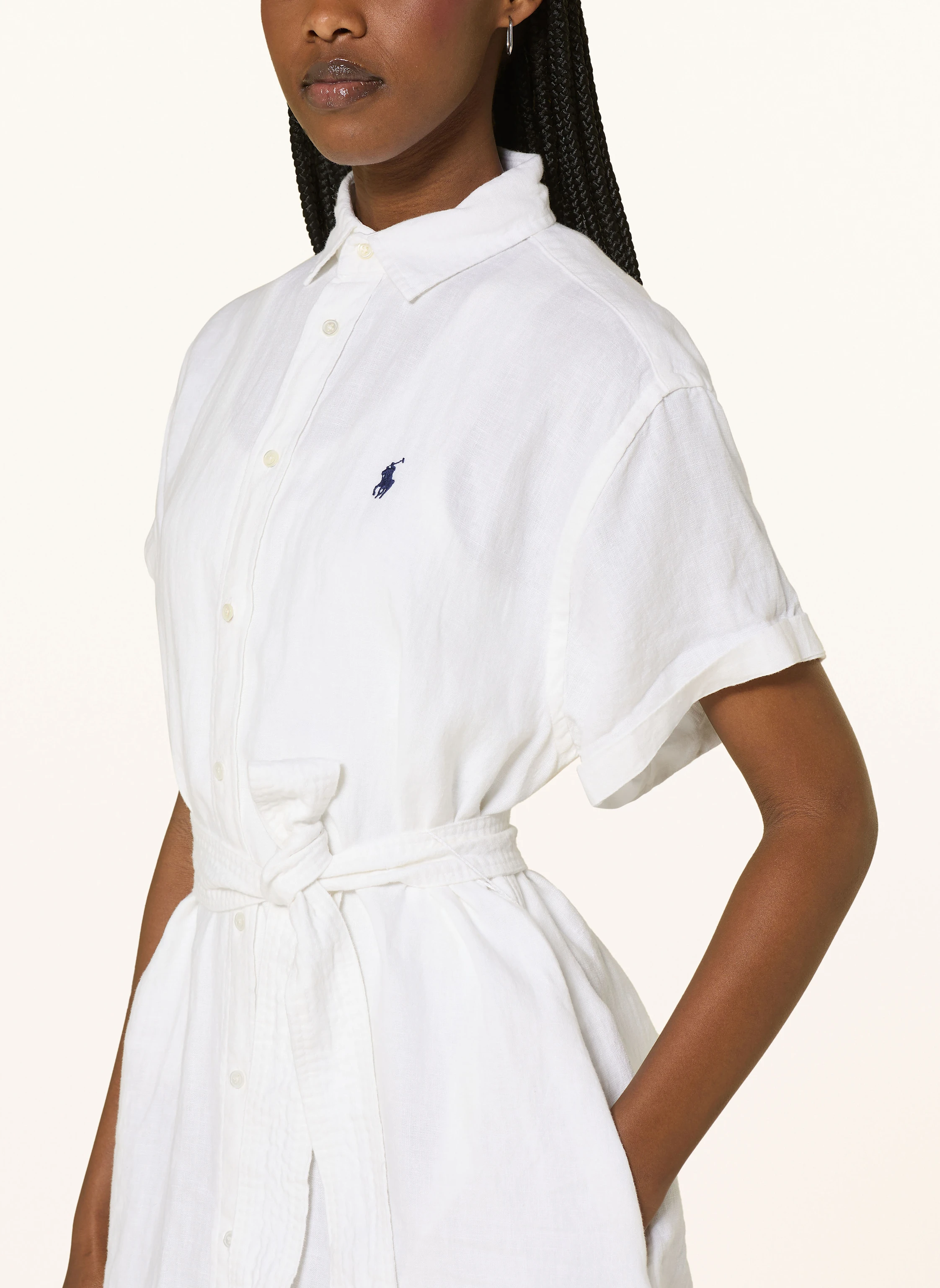 POLO RALPH LAUREN Hemdblusenkleid aus Leinen