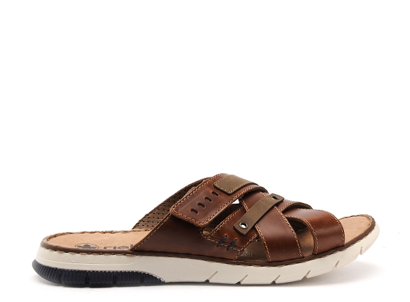 Rieker mules et sabots homme 25292 marron